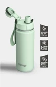 Stevig ST-221 1 Hand Leak-Proof Sızdırmaz Çelik Termos 500ML Smoke Green - 1