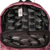 Biggdesign Moods Up Loved Kapitone Sırt Çantası Su Geçirmez Hafif Okul ve Laptop Çantası Pembe thumbnail 6