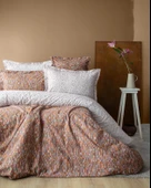 Tek Kişilik Leros Terracota Nevresim Takımı - 1