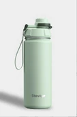Stevig ST-221 1 Hand Leak-Proof Sızdırmaz Çelik Termos 500ML Smoke Green - 3