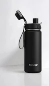 Stevig ST-207 1 Hand Leak-Proof Sızdırmaz Çelik Termos 500ML Black - 3
