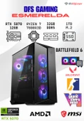 DFS GAMING ESMERALDA RYZEN 7 7800X3D-B650M-RTX 5070 12GB-32GB DDR5 RAM-1TB M.2 SSD-OYUNCU BİLGİSAYARI thumbnail 1