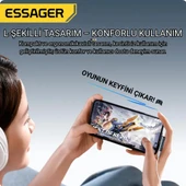 Essager  L Tipi Type-C To 3.5mm Aux Dönüştürücü Type-C To 3.5mm Kulaklık Dönüştürücü Ses Dönüştürücü Kablo - 12