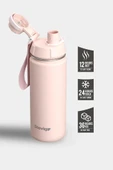 Stevig ST-222 1 Hand Leak-Proof Sızdırmaz Çelik Termos 500ML Icy Pink - 1