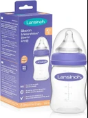 Lansino Natural Wave Silikon Uçlu Biberon , Şeffaf , Orta Akış , 240 ml thumbnail 1