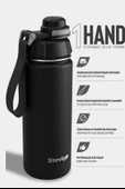 Stevig ST-207 1 Hand Leak-Proof Sızdırmaz Çelik Termos 500ML Black - 1