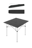 Alüminyum Katlanabilir Kamp ve Piknik Masası - Omuz Askılı Taşıma - Siyah thumbnail 1