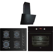 TEKA CHEF 7 ANKASTRE 3 LÜ SET ( OCAK + FIRIN + DAVLUMBAZ ) - 1