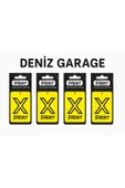 X Sarı Araba Kokusu Deluxe Kalite 4'lü - 1