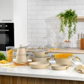 Schafer New Range Tencere Seti 11 Parça Beyaz - 1