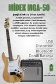 Midex RPH-320WD-50AMP Ahşap Renk Strat Kasa SSS 50W Amfili Elektro Gitar Seti thumbnail 2
