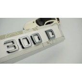 300 D Bagaj Krom ABS 3M 3D Yazı Logo - 1