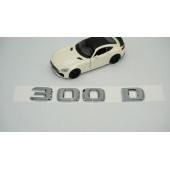 300 D Bagaj Krom ABS 3M 3D Yazı Logo - 2
