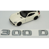 300 D Bagaj Krom ABS 3M 3D Yazı Logo - 3