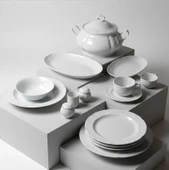 Güral Porselen Safir 82 Parça Yemek Takımı - 4