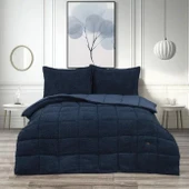 Schafer Home Deluxe Çift Kişilik Yorgan Seti İndigo - 1
