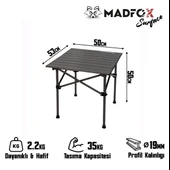 Madfox Surface Katlanır Kamp Masası Küçük Boy - 1