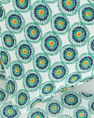 English Home Exotic Circles Kolay Ütülenir 2'li Yastık Kılıfı Koyu Yeşil - 3
