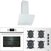 TEKA CHEF 8 ANKASTRE 3 LÜ SET ( OCAK + FIRIN + DAVLUMBAZ ) - 1