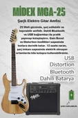 Midex RPH-320WD-25AMP Ahşap Renk Strat Kasa SSS 25W Amfili Elektro Gitar Seti thumbnail 2