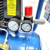 Factor ZB2550 Hava Kompresörü 2.5 Hp 50 Litre Tank 8 Bar Sanayi Tipi Güçlü Endüstriyel Kompresör thumbnail 7