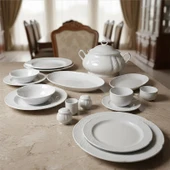 Güral Porselen Safir 82 Parça Yemek Takımı - 1