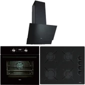 TEKA CHEF 5 ANKASTRE 3 LÜ SET ( OCAK + FIRIN + DAVLUMBAZ ) - 1