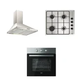 TEKA CHEF 1 ANKASTRE 3 LÜ SET ( OCAK + FIRIN + DAVLUMBAZ ) - 1