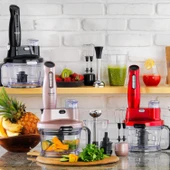 Schafer Meister 1000 W Multi Blender Seti 17 Parça Kırmızı - 2
