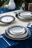 Acar Adena 24 Parça Porselen Yemek Takımı POR-07296 - 1