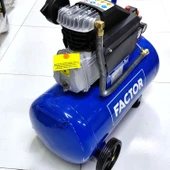 Factor ZB2550 Hava Kompresörü 2.5 Hp 50 Litre Tank 8 Bar Sanayi Tipi Güçlü Endüstriyel Kompresör thumbnail 5