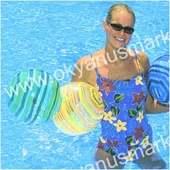 31015 Çizgili Deniz Topu 41 CM. - 1