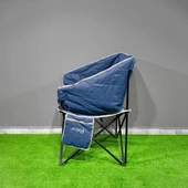 Argeus Balcony Comfort Katlanabilir Kamp Sandalyesi Lacivert thumbnail 5