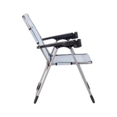 Katlanabilir Piknik ve Kamp Sandalyesi - Bardaklıklı - Rock - Turkuaz (A-01)- 140KG Taşıma thumbnail 3