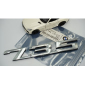 Bmw 735 Bagaj Krom ABS 3M 3D Yazı Logo Orjinal Ürün - 6