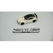Bmw 316 Bagaj Krom ABS 3M 3D Yazı Logo Orjinal Ürün - 2