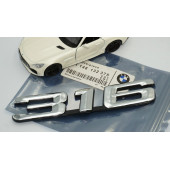 Bmw 316 Bagaj Krom ABS 3M 3D Yazı Logo Orjinal Ürün - 7