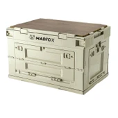 Katlanabilir Kamp Saklama Kutusu - 60  LT - Madfox - Haki - 547304 - 1
