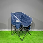 Argeus Balcony Comfort Katlanabilir Kamp Sandalyesi Lacivert thumbnail 3