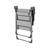 Katlanabilir Piknik ve Kamp Sandalyesi - Bardaklıklı - Rock - Kül Gri (A-14)- 140KG Taşıma - 5
