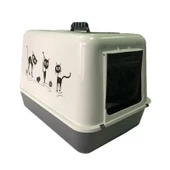 Lüks Kapalı Kedi Tuvaleti - 1