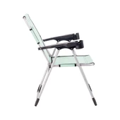 Katlanabilir Piknik ve Kamp Sandalyesi - Bardaklıklı - Rock - Su Yeşili (A-03)- 140KG Taşıma - 3