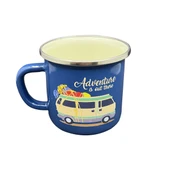 Orcamp Retro Emaye Kupa Bardak Adventure Mavi (OUT-1900) - 1