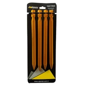 Alpinist Alüminyum 6061 Çadır Kazığı 18 cm Turuncu 4'lü - 1
