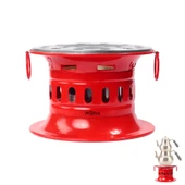 Argeus Jel Yakıtlı Osmanlı Ocağı Kırmızı - 1