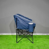 Argeus Balcony Comfort Katlanabilir Kamp Sandalyesi Lacivert thumbnail 4