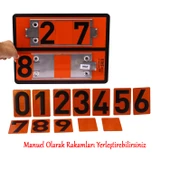 Adr 40x30 cm Manuel Değiştirilebilir Tehlikeli Madde Uyarı Levhası Çoklu Rakam 0-9 Arası Rakamlar thumbnail 2