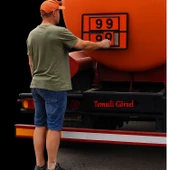 Adr 40x30 cm Manuel Değiştirilebilir Tehlikeli Madde Uyarı Levhası Çoklu Rakam 0-9 Arası Rakamlar thumbnail 6