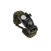 Orcamp Paracord Hayatta Kalma Bilekliği Haki OUT-4300 - 1