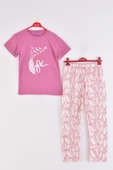 Lila İç Giyim Kadın Rtn-05 Kısa Kol Desenli Pijama Takımı thumbnail 1